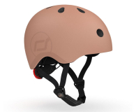 Hulajnoga lub deskorolka Scoot & Ride Kask Ochronny S-M dla dzieci 3+ Mocha